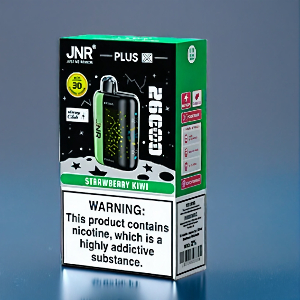 JNR Plus-X 26000 Puffs Jordbær Kiwi 850 mAh Engros Danmark