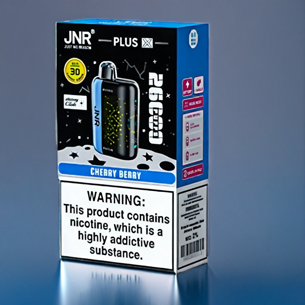 JNR Plus-X 26000 Puffs Kirsebær Bær 850 mAh Engros Danmark