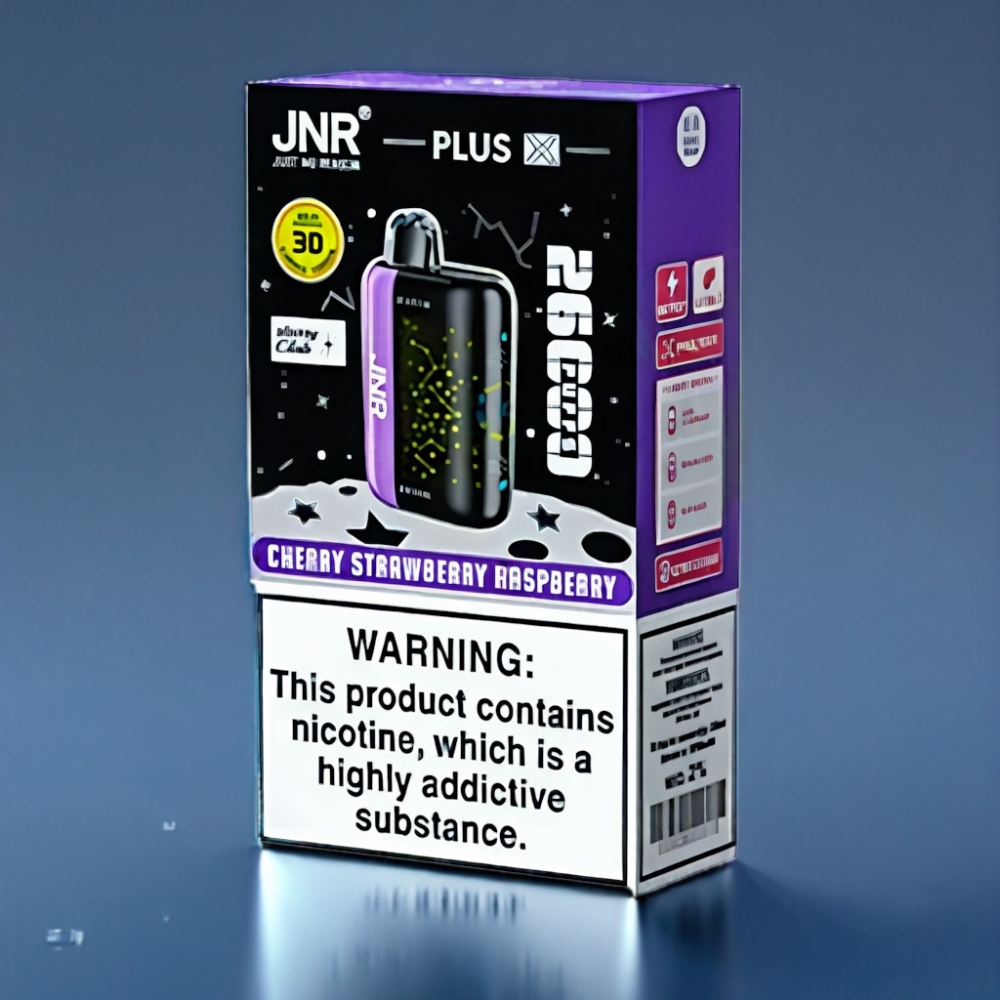 JNR Plus-X 26000 Puffs Kirsebær Jordbær Hindbær 850 mAh Engros Danmark