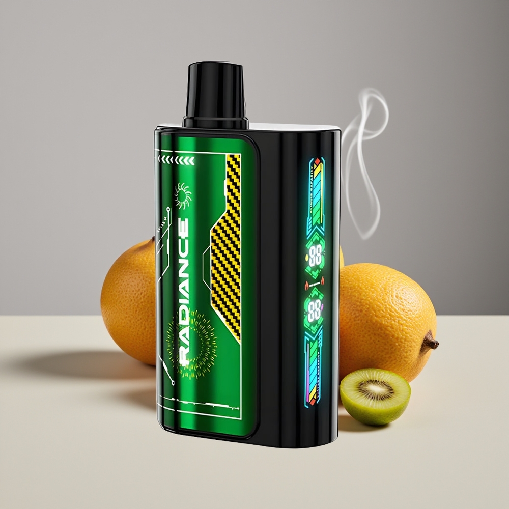 JNR Radiance 31000 Puffs Engros Danmark 950 mAh Opladelig Passionsfrugt Kiwi