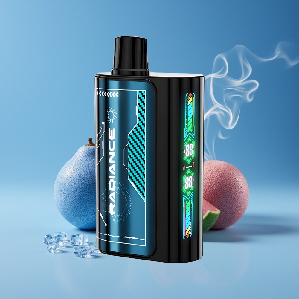 JNR Radiance 31000 Puffs Engros Danmark Dual Mesh Coil Blå Hindbær Is