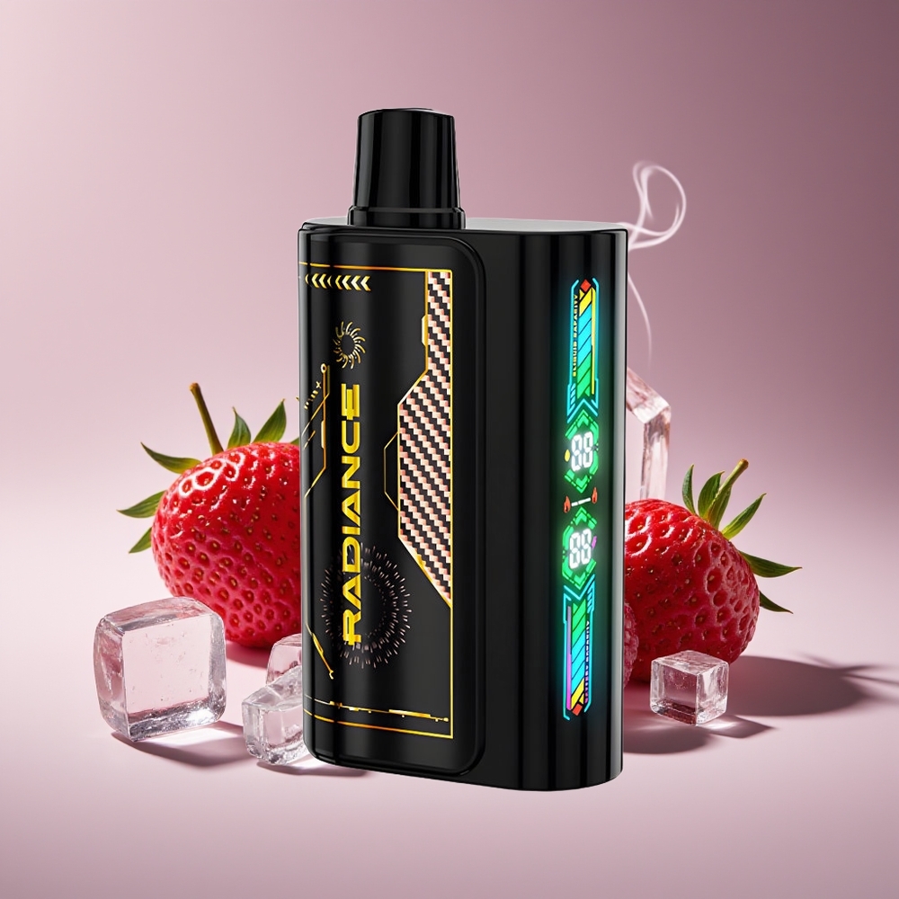 JNR Radiance 31000 Pust Dual Mesh Coil Jordbær Hindbær Kirsebær Is Engros Danmark