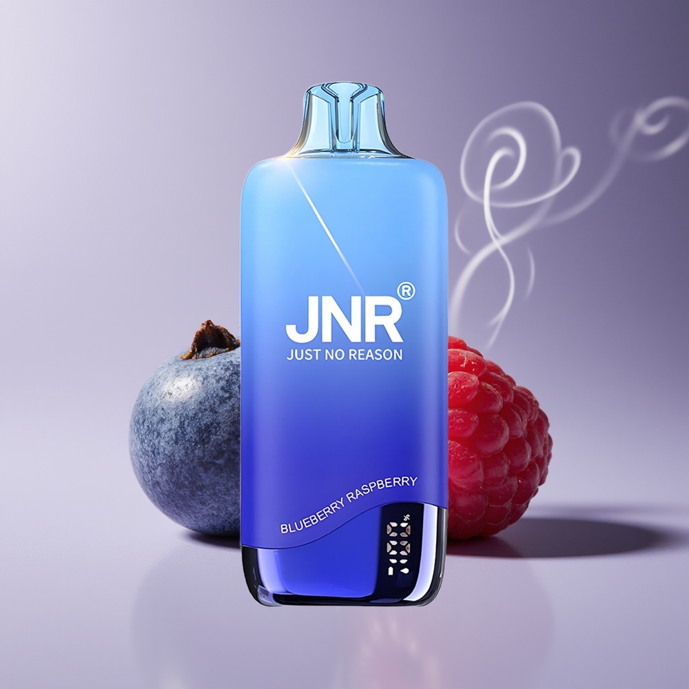 JNR Rainbow 10500 Puffs Engros Danmark 0,8ohm Mesh Blåbær Hindbær