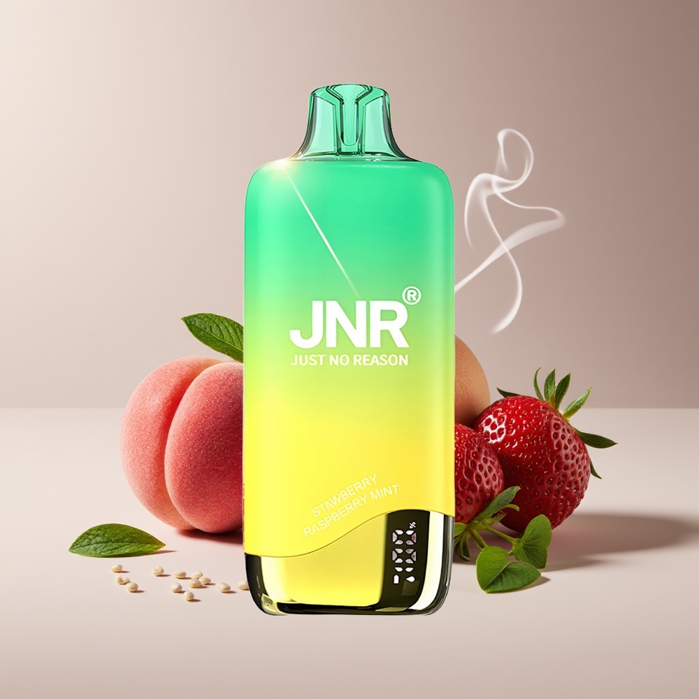 JNR Rainbow 10500 Puffs Engros Danmark 18ml E-liquid Bærligteachmynte