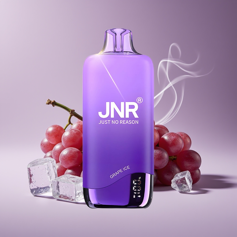 JNR Rainbow 10500 Puffs Engros Danmark 18ml E-liquide Disp. Vape Grape Is