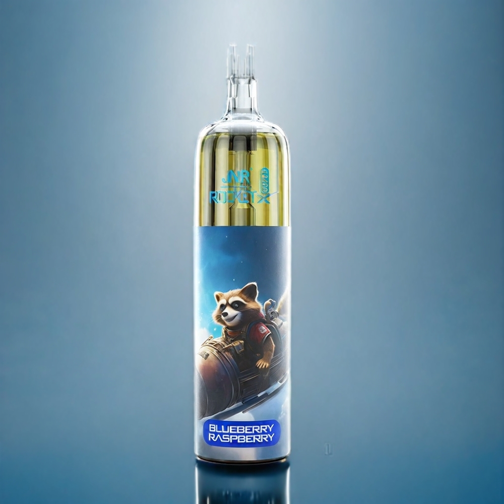 JNR Rocket X 12400 Puffs Blåbær Hindbær Type-C Engros Danmark