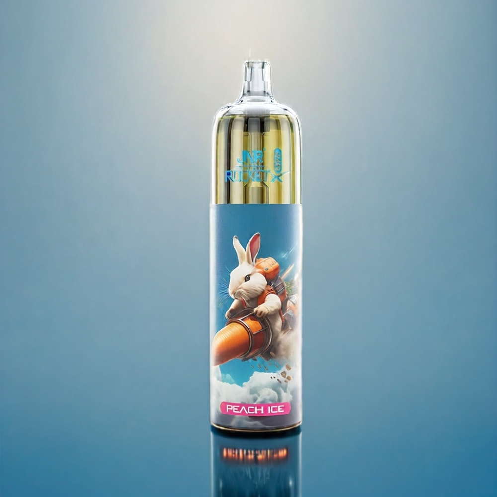 JNR Rocket X 12400 Puffs Fersken Is med Type-C Hurtigladning Engros Danmark