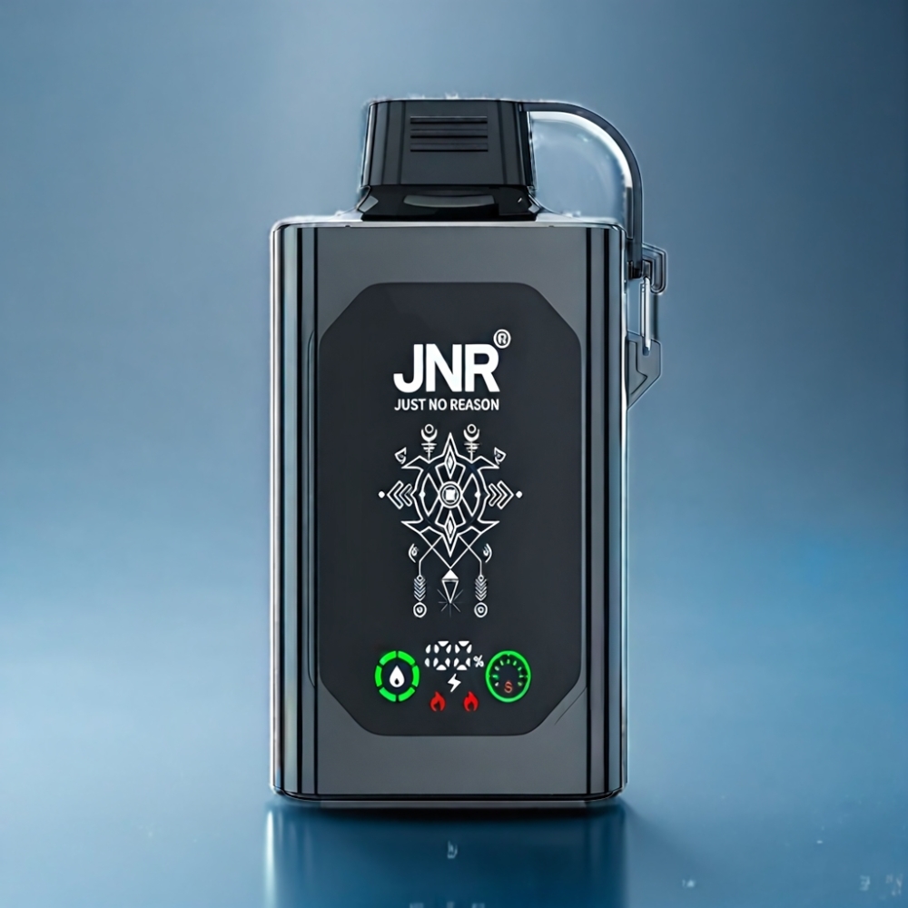 JNR Shisha Box 20500 Puffs Jordbær Is Med 1000mAh Engros Danmark