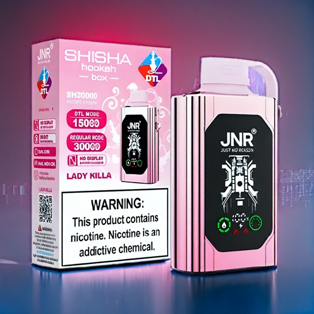 JNR Shisha Box 20500 Puffs Lady Killa 25ml Engros Danmark