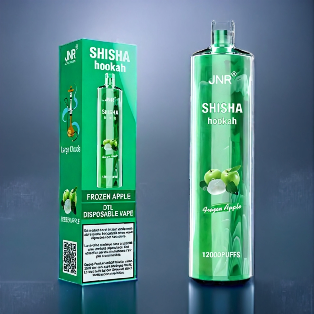 JNR Shisha Hookah 12000 Puffs Frossent Æble 750mAh Engros Danmark