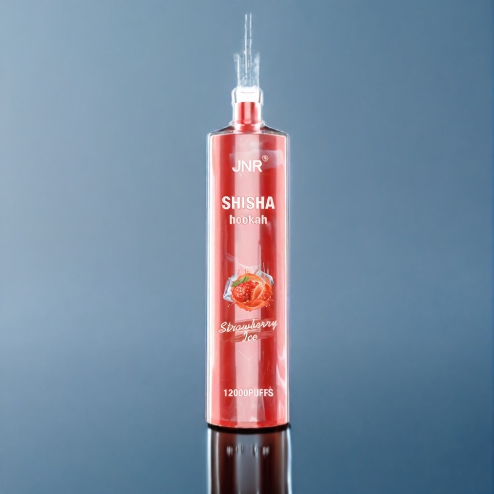 JNR Shisha Hookah 12000 Puffs Jordbær Is 750mAh Engros Danmark