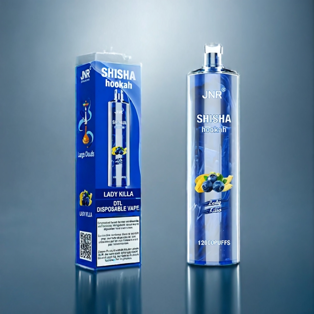 JNR Shisha Hookah 12000 Puffs Lady Killa 24ml Engros Danmark