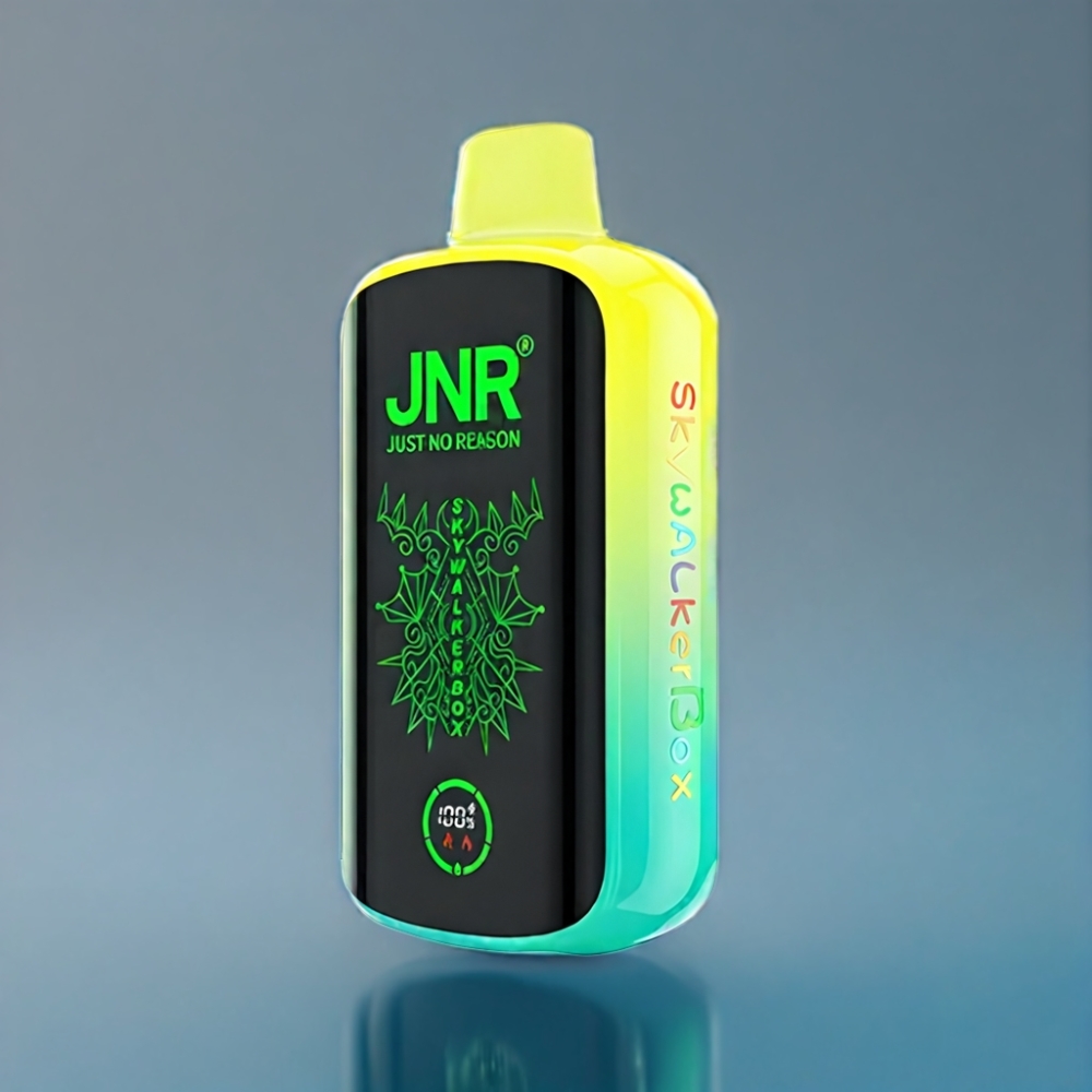 JNR Skywalker Box Engros Danmark 21000 Puffs Jordbær Kiwi Med Type-C Hurtigopladning