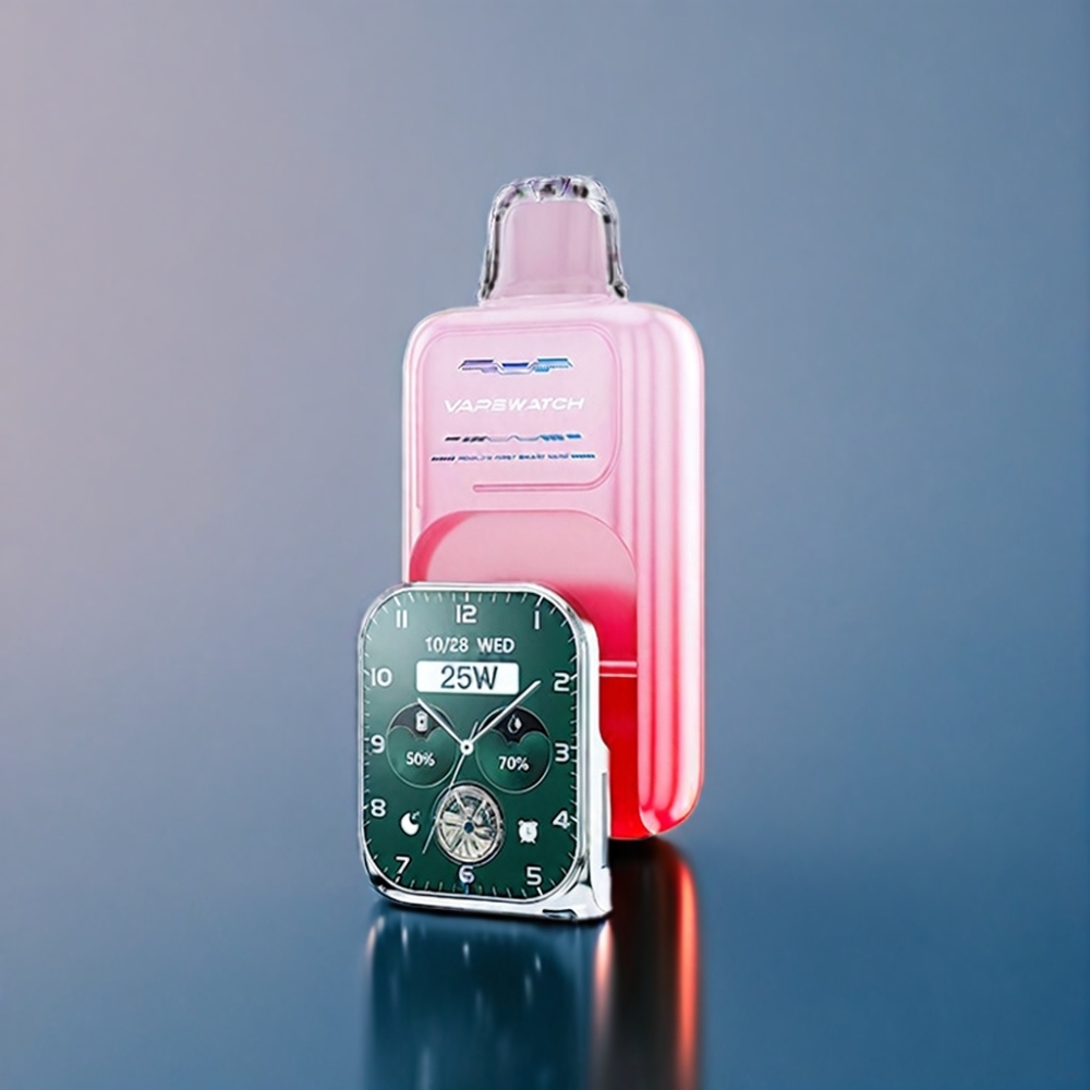 JNR Vape Watch 30000 Puffs Georgisk Fersken 1000mAh Engros Danmark