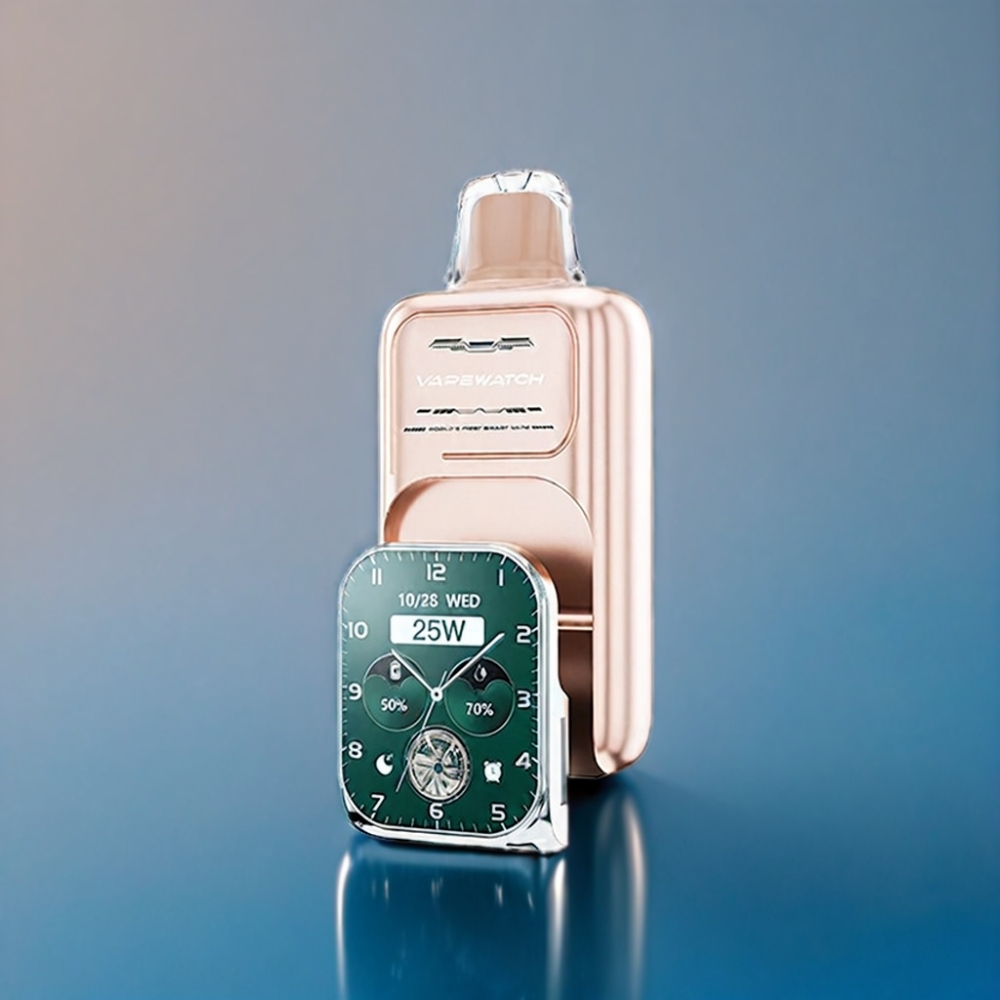 JNR Vape Watch 30000 Puffs Jordbær Banan 1000mAh Engros Danmark