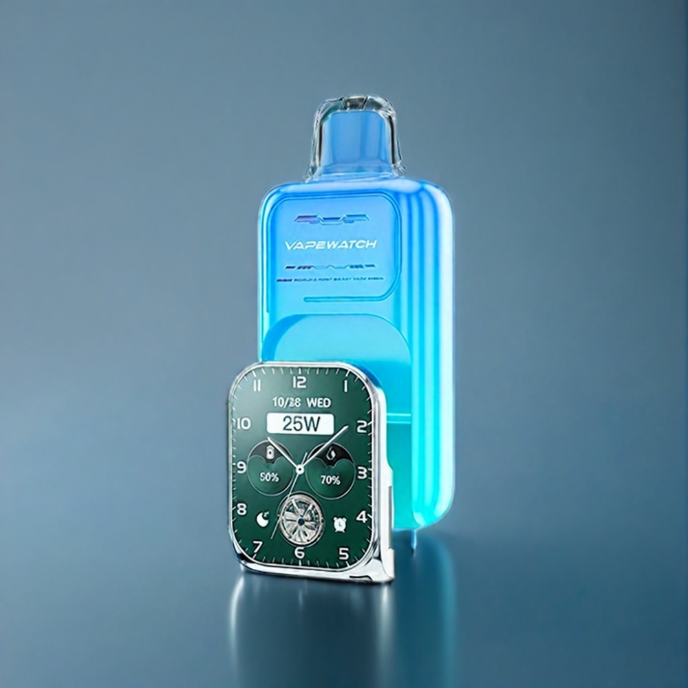 JNR Vape Watch 30000 Puffs Suret Æble Is 1000mAh Engros Danmark