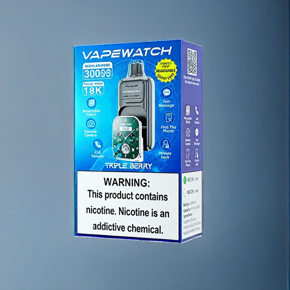 JNR Vape Watch 30000 Puffs Triple Bær 1000mAh Engros Danmark