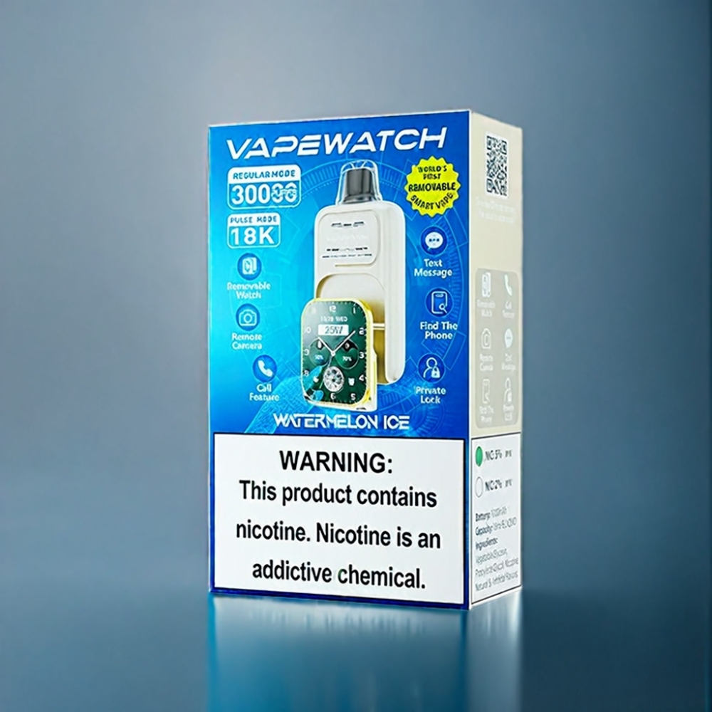JNR Vape Watch 30000 Puffs Vandmelon Is 1000mAh Engros Danmark