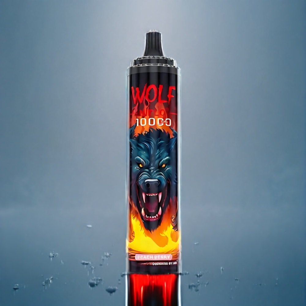 JNR Wolf 10000 Puffs Fersken Bær 650mAh Engros Danmark