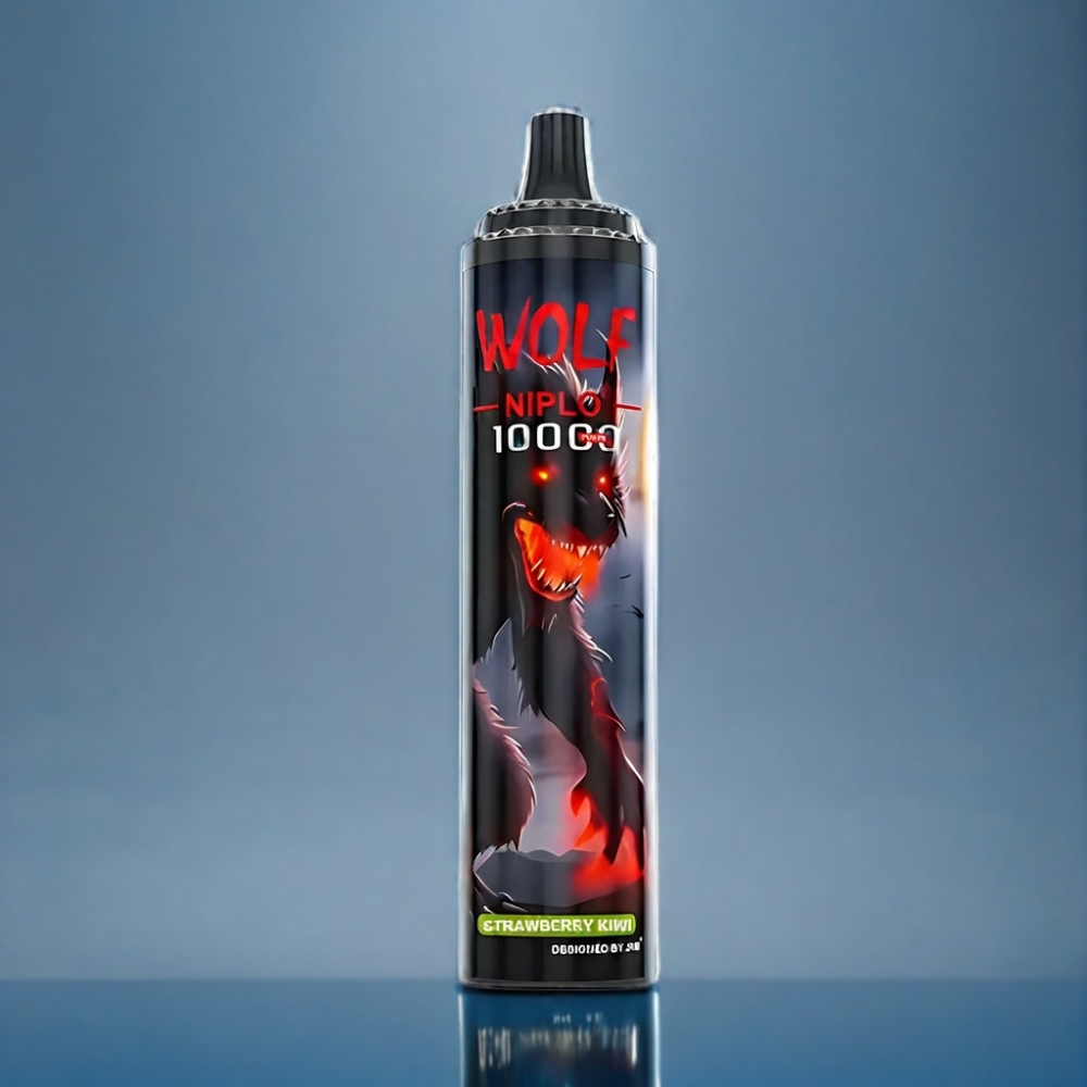 JNR Wolf 10000 Puffs Jordbær Kiwi 20ml Engros Danmark