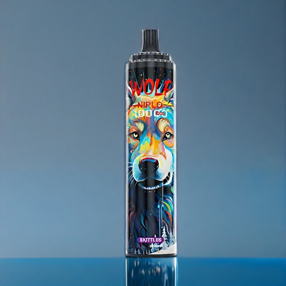 JNR Wolf 10000 Puffs Skittles 20ml Engros Danmark
