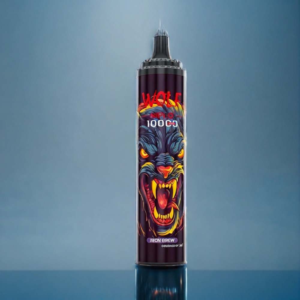 JNR Wolf Jernbryg 10000 Puffs 20ml Engros Danmark