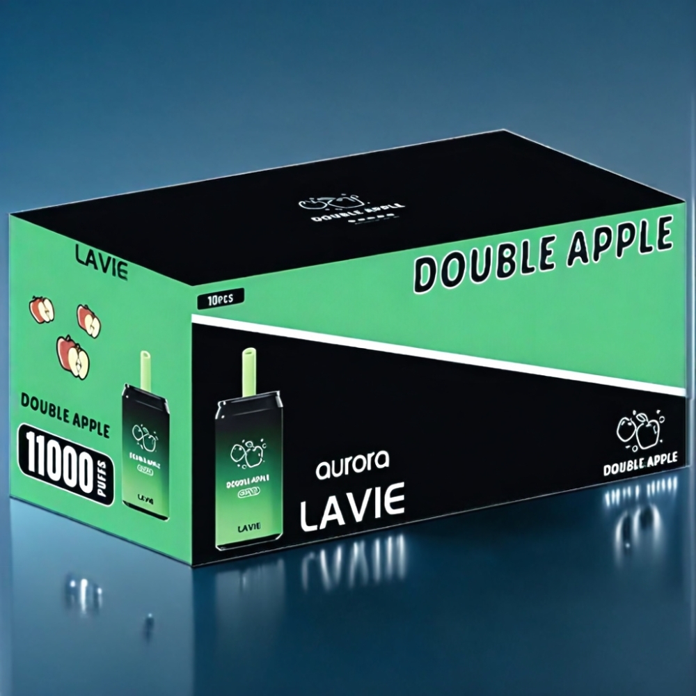 LAVIE Aurora 11000 Puffs Dobbelt Æble 22ML Engros Danmark