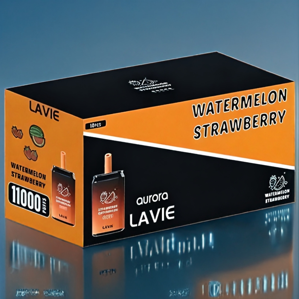 LAVIE Aurora 11000 Puffs Jordbær Vandmelon 22ML Engros Danmark