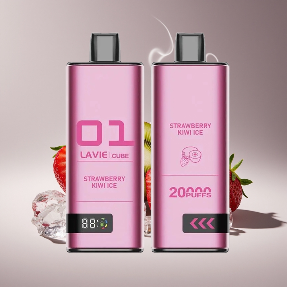 Lavie Cube 20000 Puffs Engros Danmark 28ML Jordbær Kiwi Is Engros Danmark