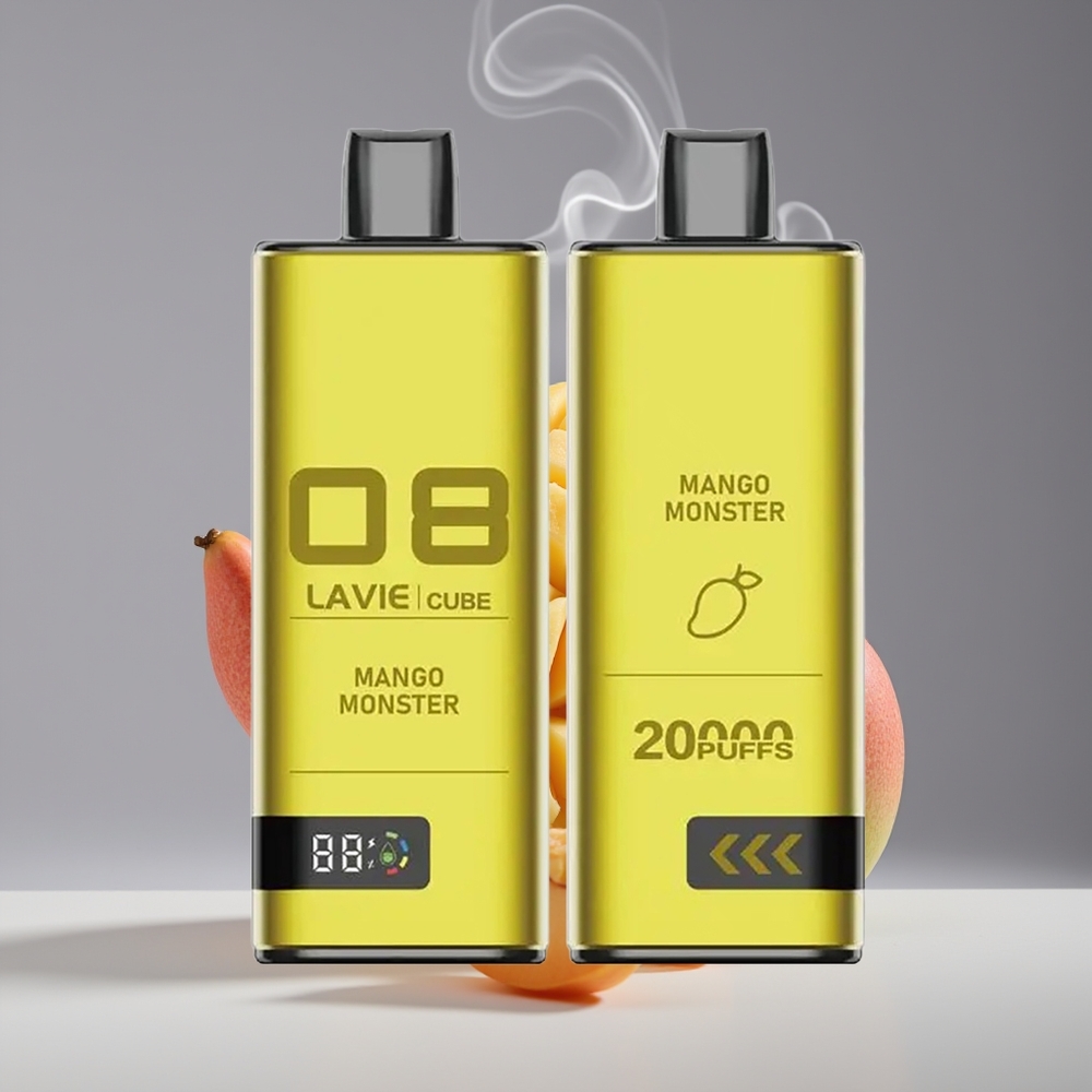 Lavie Cube 20000 Puffs Engros Danmark Type C Mango Monster