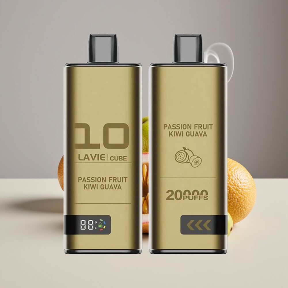 Lavie Cube 20000 Puffs Type C Engros Danmark Passionsfrugt Kiwi Guava