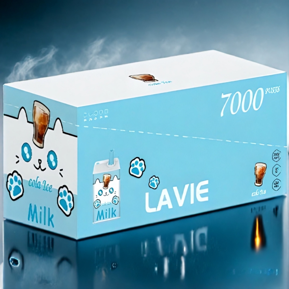 LAVIE Milk 7000 Puffs Cola Is 16ML Engros Danmark