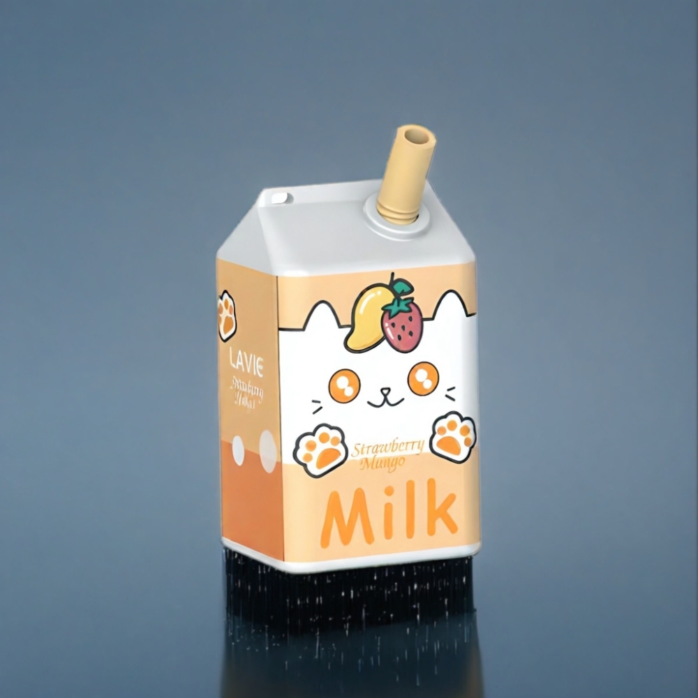 LAVIE Milk 7000 Puffs Jordbær Mango 16ML Engros Danmark