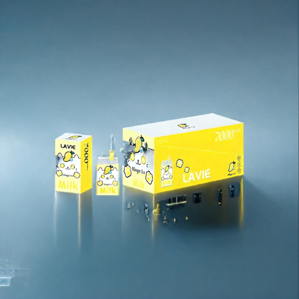 LAVIE Milk 7000 Puffs Mango Is Engros Danmark Type C
