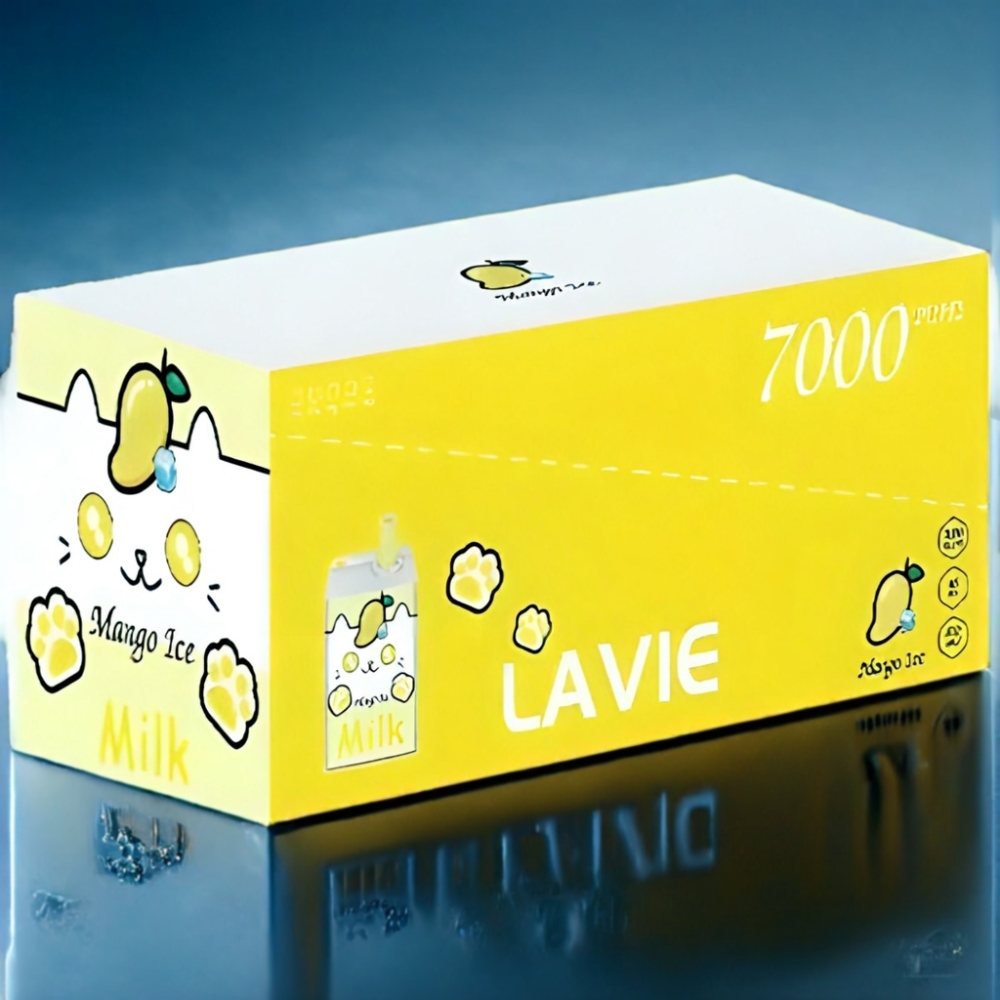 LAVIE Milk 7000 Puffs Mango Is Engros Danmark Type C