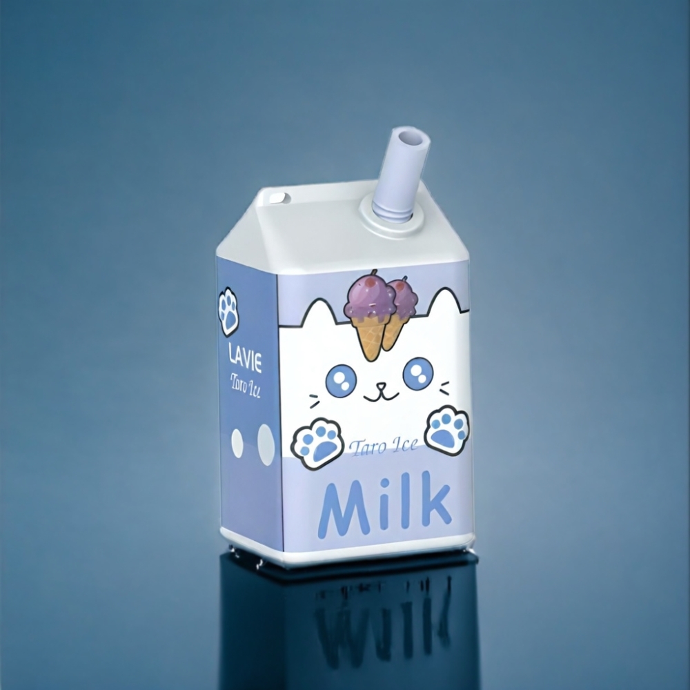 LAVIE Milk 7000 Puffs Taro Is Engros Danmark 16ML