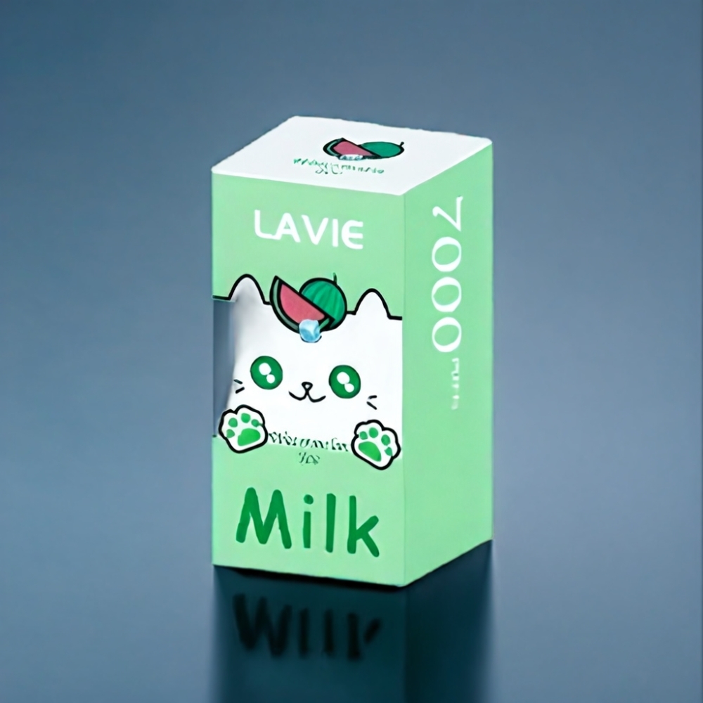 LAVIE Milk 7000 Puffs Vandmelon Is 16ML Engros Danmark