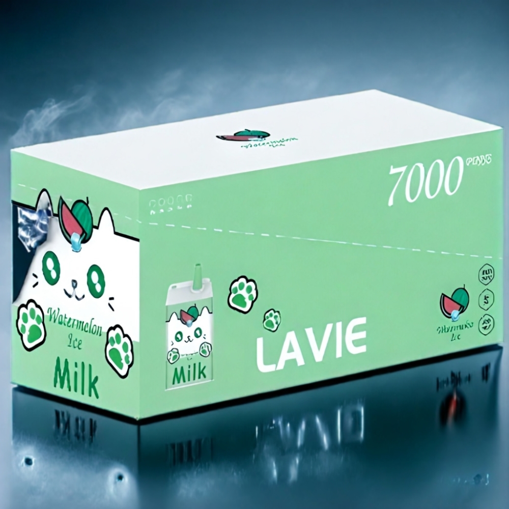 LAVIE Milk 7000 Puffs Vandmelon Is 16ML Engros Danmark