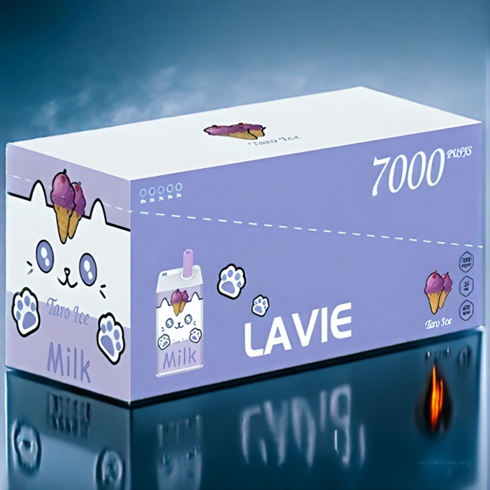 LAVIE Milk 7000 Puffs Vindrue Is 16ML Engros Danmark