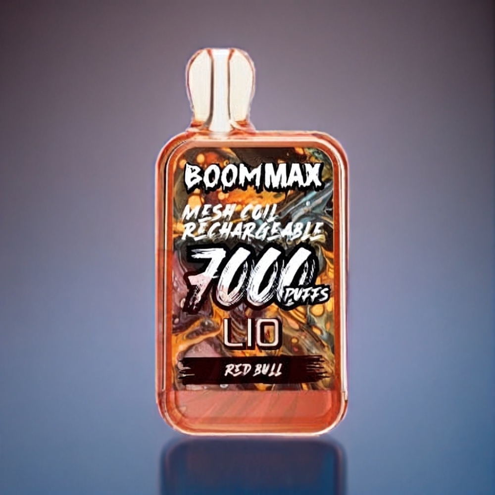 LIO BOOM MAX 7000 Puffs 15ml Engros Danmark Rød Tyre