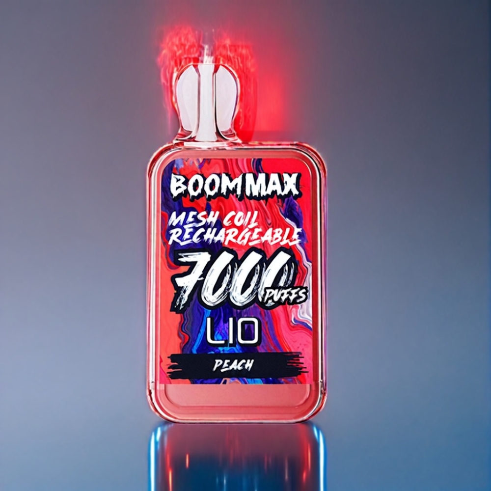 LIO BOOM MAX 7000 Puffs Engros Danmark Disposable Fersken Vape 15ml