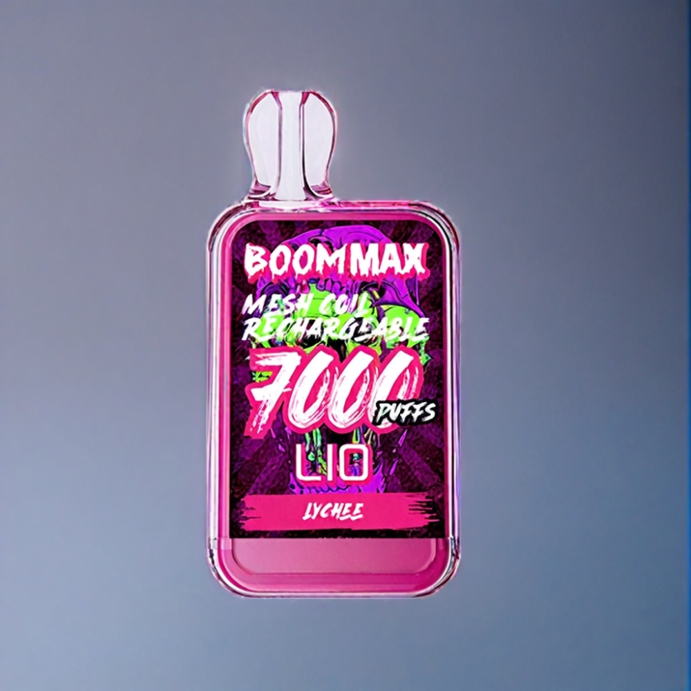 LIO BOOM MAX 7000 Puffs Engros Danmark Litchi Engroshåndkøb