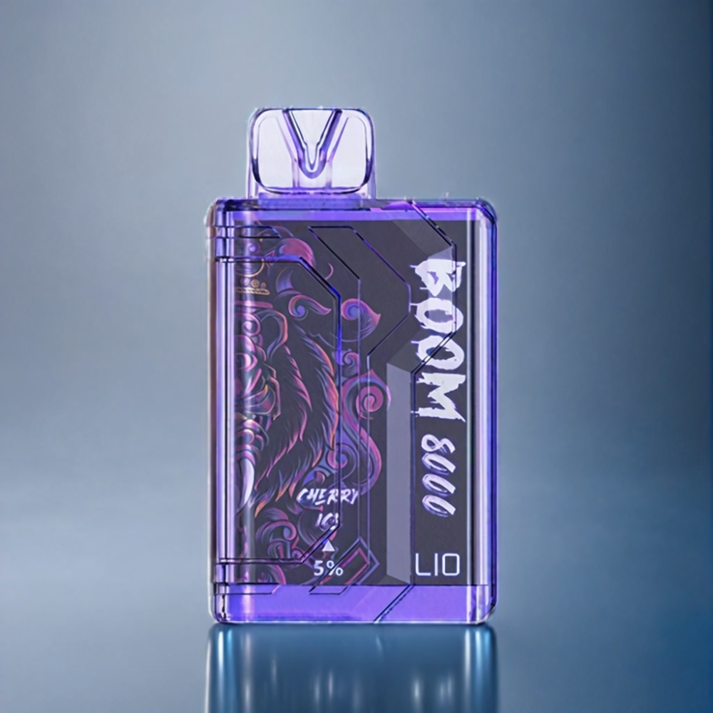 LIO BOOM PRO 8000 Puffs Engros Danmark 15ml Kirsebær Is