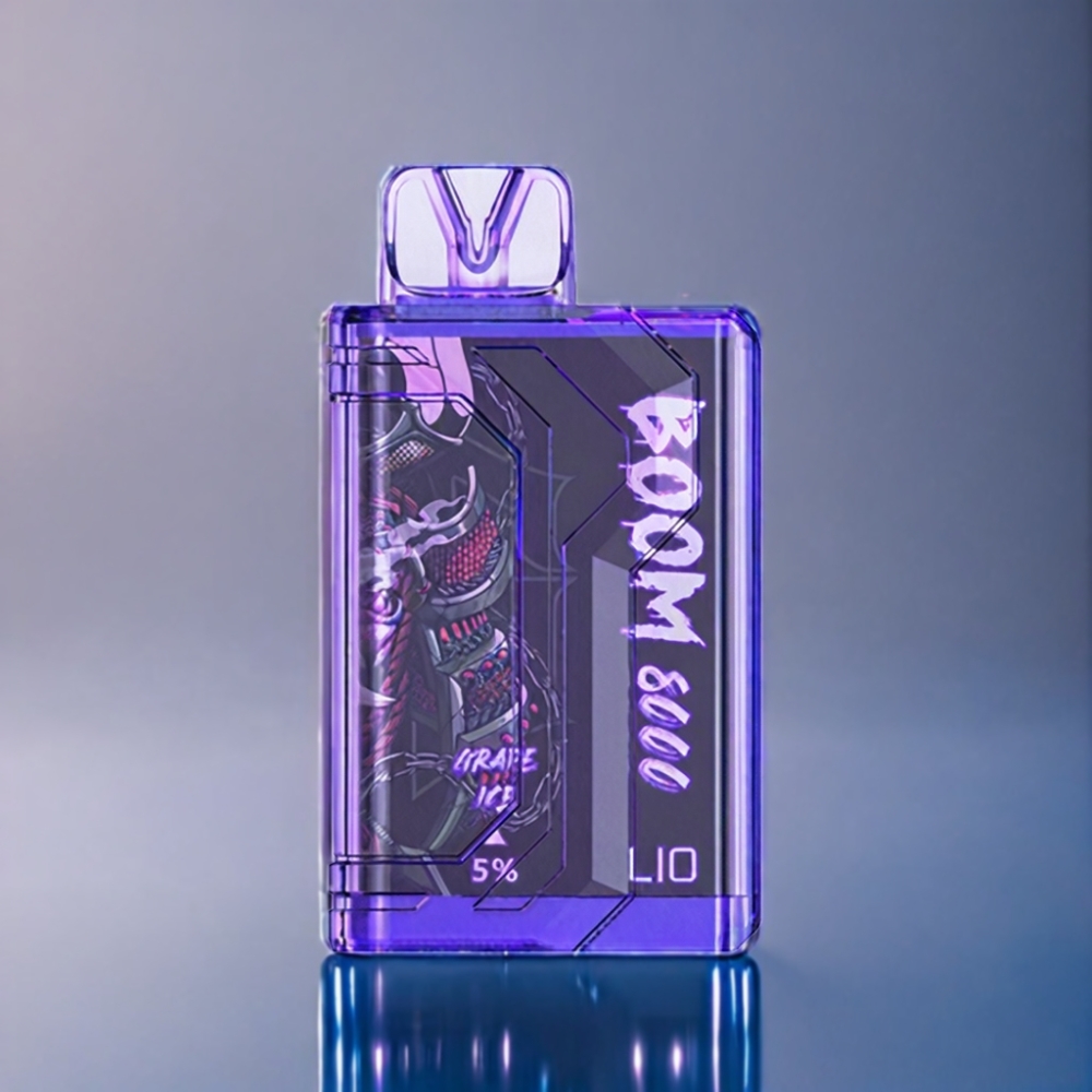 LIO BOOM PRO 8000 Puffs Engros Danmark 15ml Vindrugeis