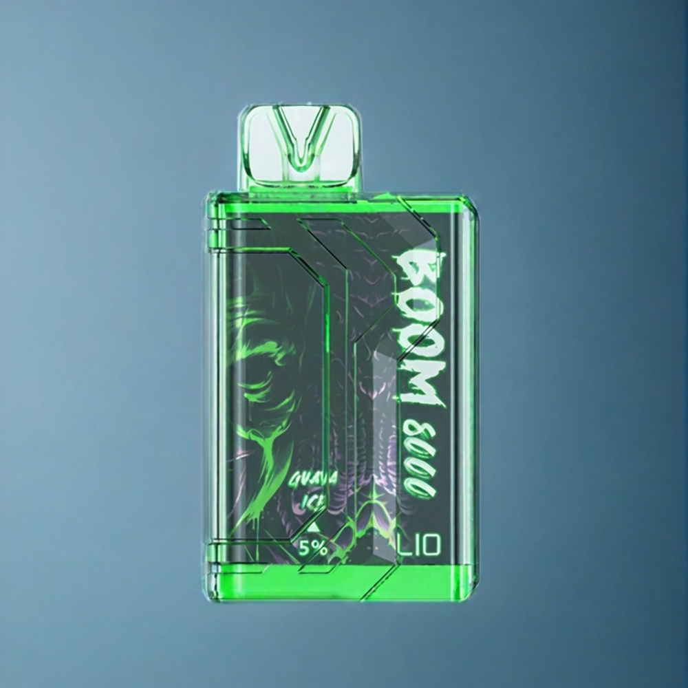 LIO BOOM PRO 8000 Puffs Engros Danmark Engangs Vape Guava Is