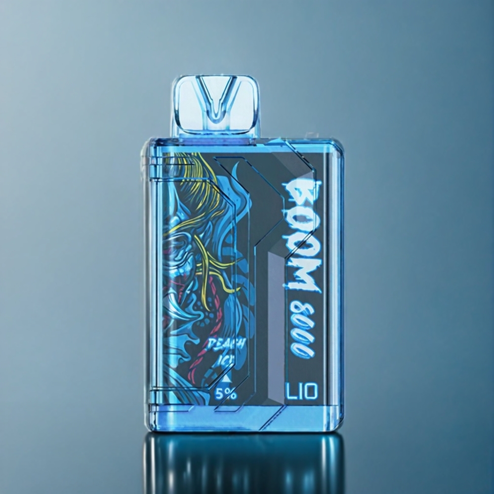 LIO BOOM PRO 8000 Puffs Engros Danmark Fersken Is 15ml