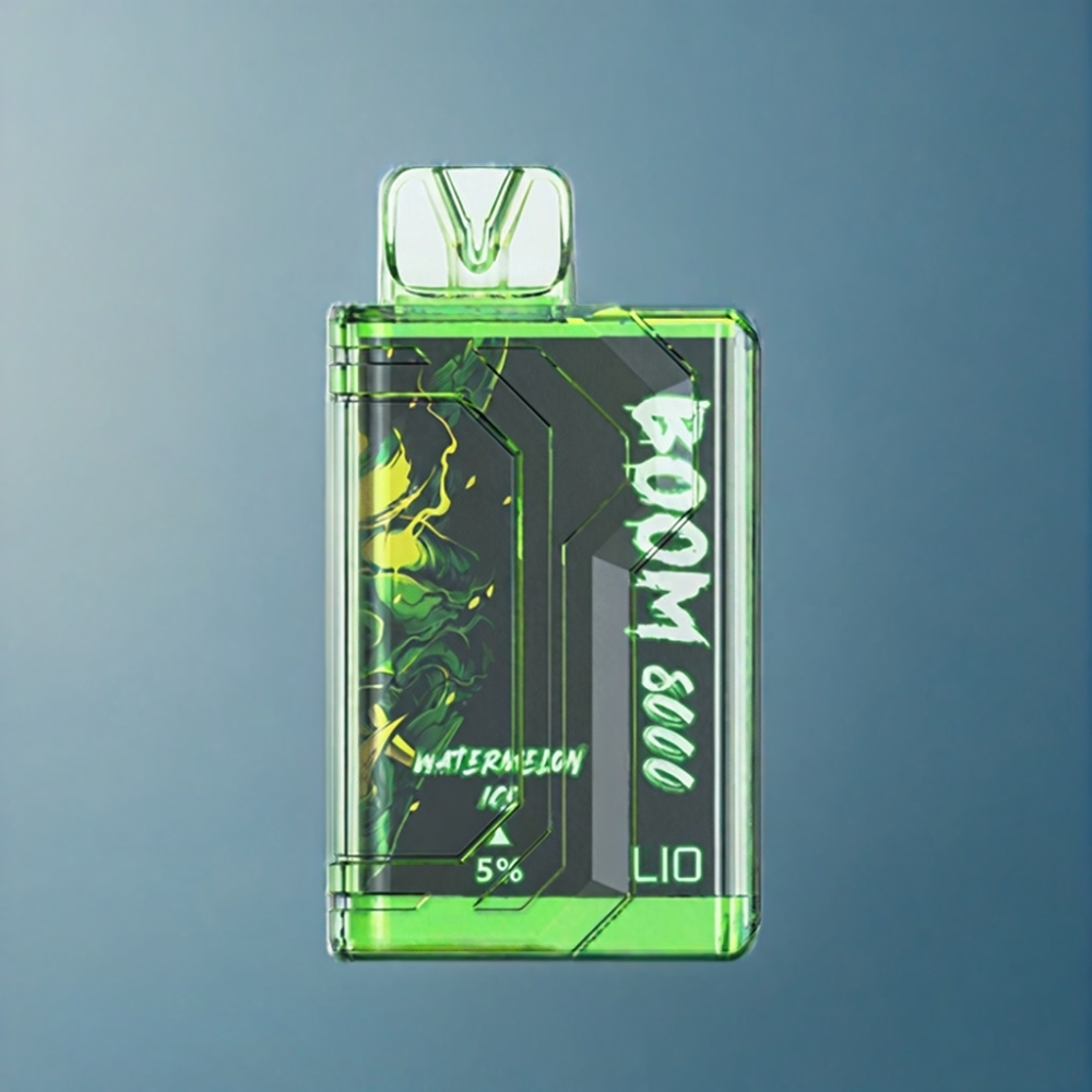 LIO BOOM PRO 8000 Puffs Engros Danmark Vandmelon Is 15ml