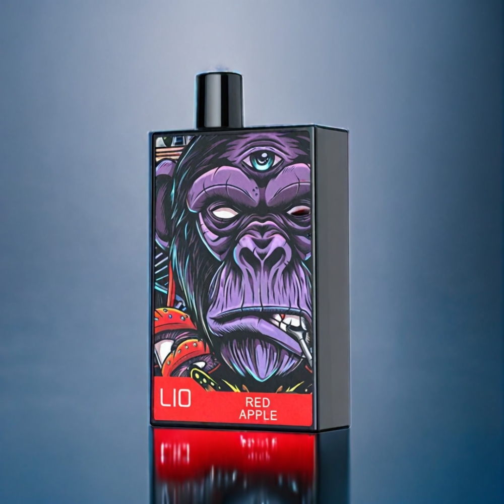 LIO CAPO 4500 Puffs Engbat Engros Danmark Rød Æble