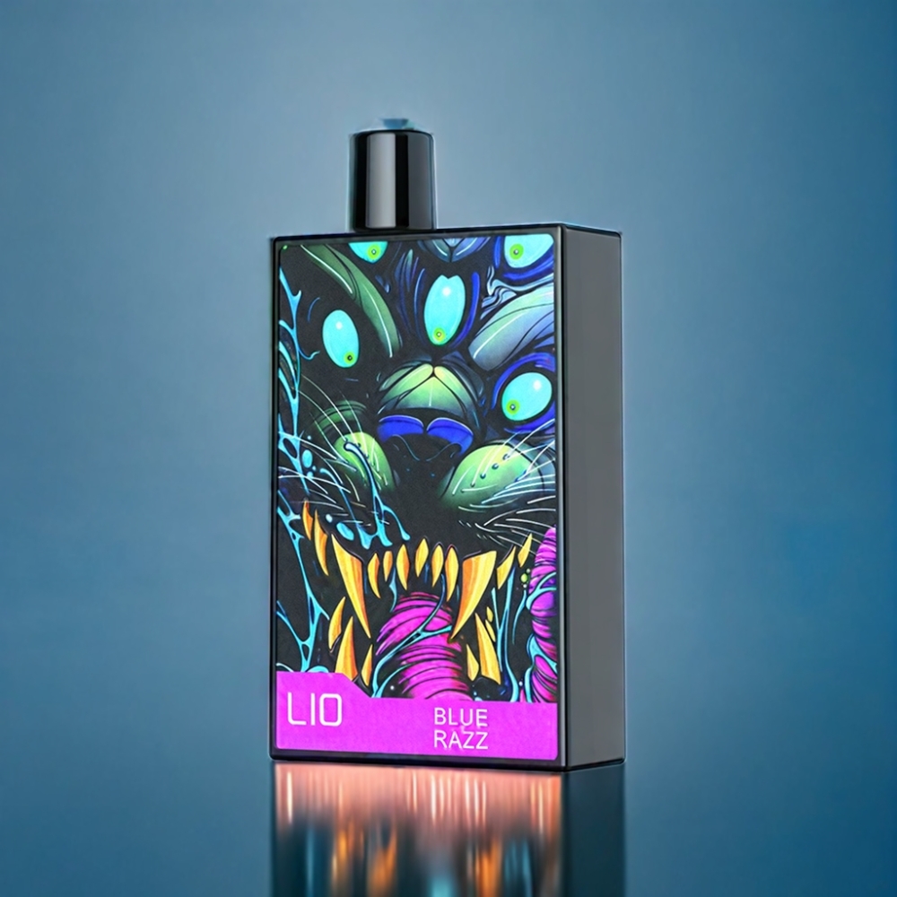 LIO CAPO 4500 Puffs Engros Danmark Engangs Vape Blå Hindbær 12ml