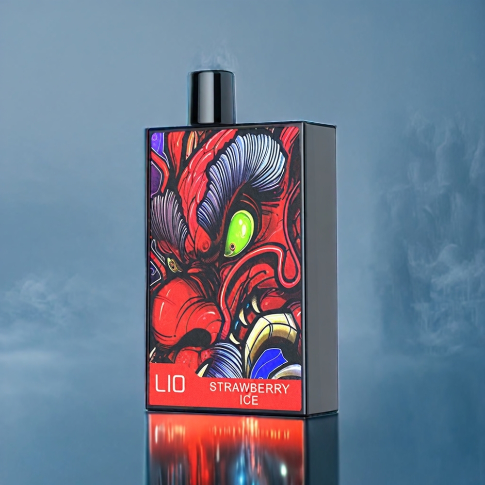 LIO CAPO 4500 Puffs Engros Danmark Engangs Vape Jordbær Is 12ml